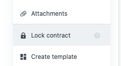 lock contract automated template